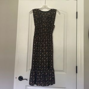 Black floral dress